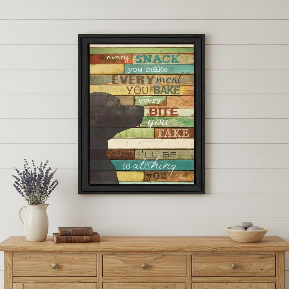 Ill Be Watching You 6 Black Framed Print Wall Art HomeRoots