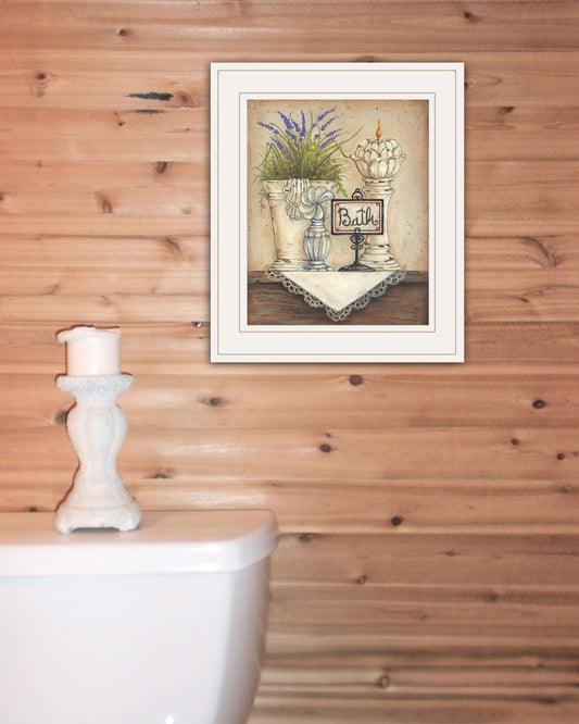 Bath Print 1 White Framed Print Bathroom Wall Art HomeRoots