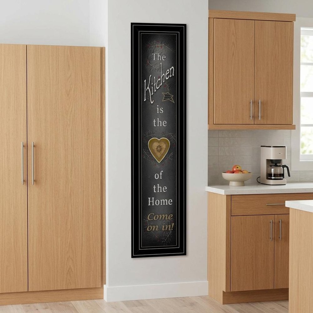 Chalkboard Kitchen 4 Black Framed Print Kitchen Wall Art HomeRoots