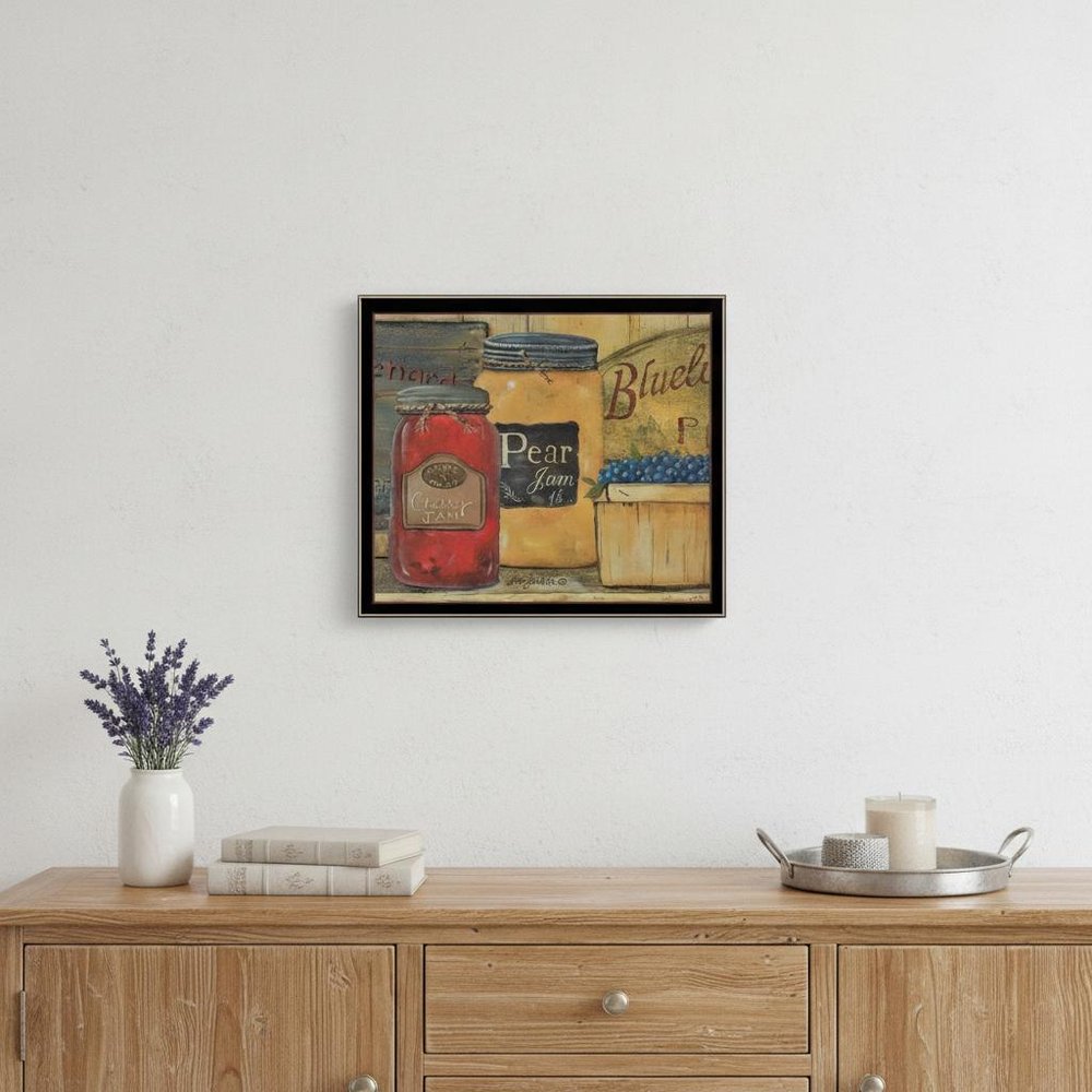 Set Of Three Country Kitchen 2 Black Framed Print Kitchen Wall Art HomeRoots