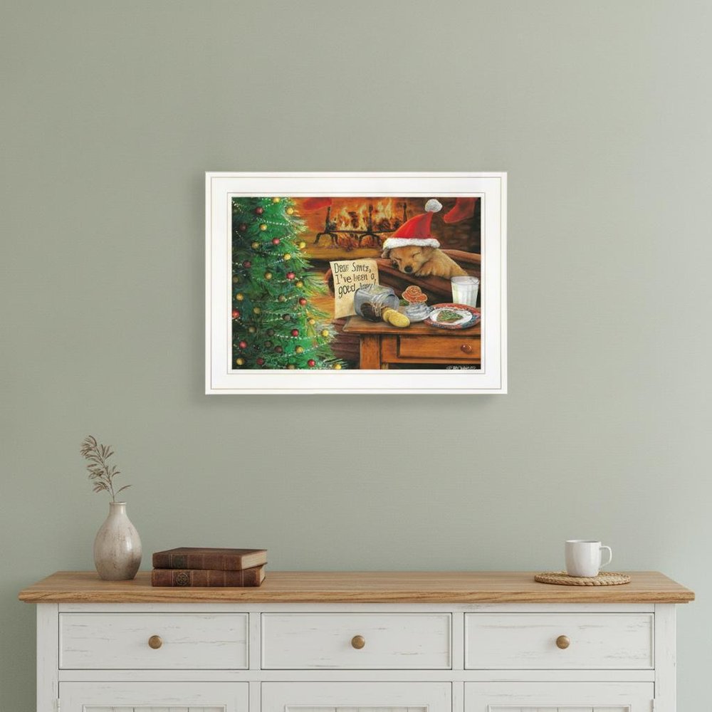Ive Been A Good Boy 2 White Framed Print Wall Art HomeRoots