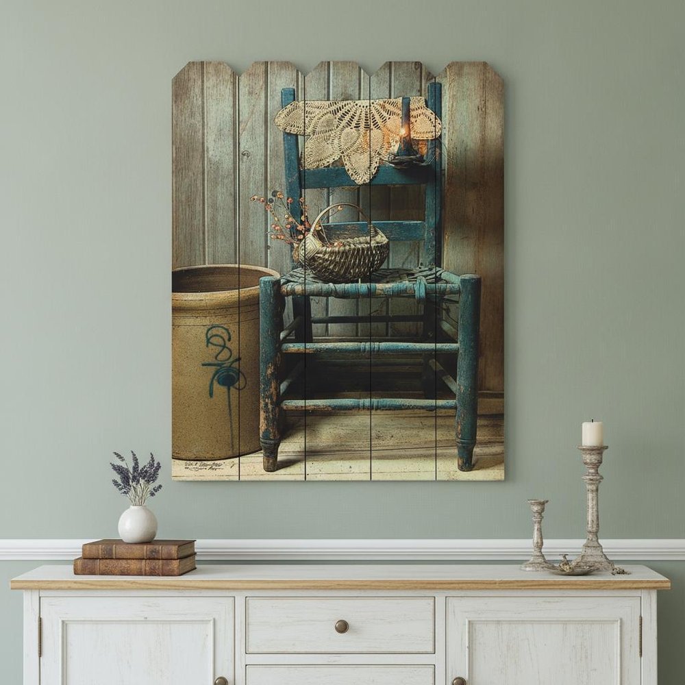 This Old Chair Unframed Print Wall Art HomeRoots