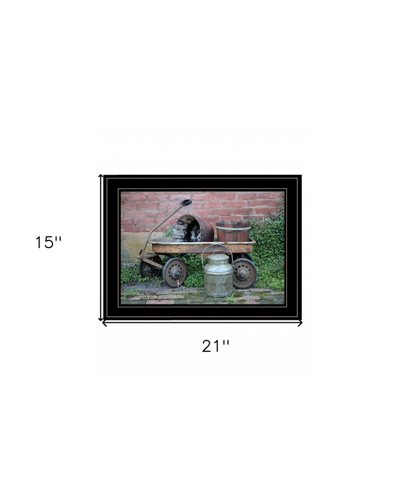 Milk Wagon 2 White Framed Print Wall Art HomeRoots