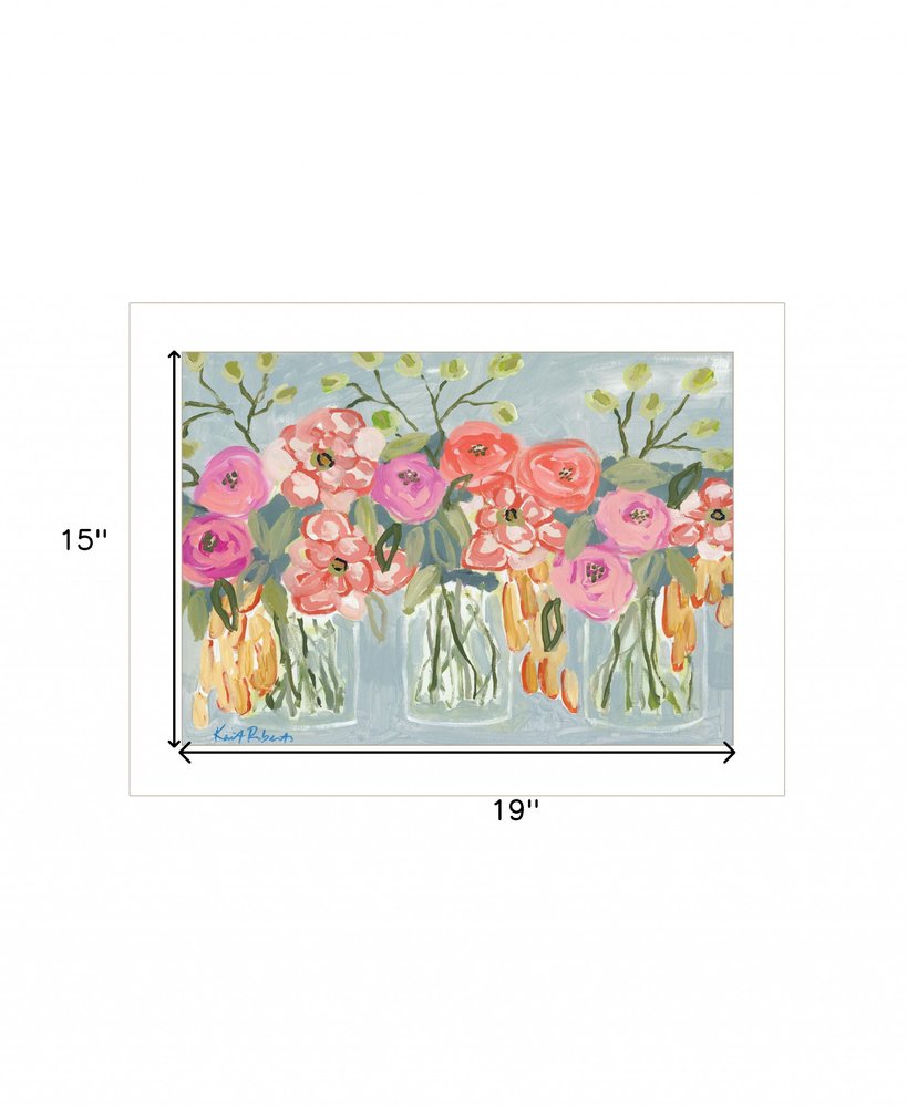 Threes a Charm 1 White Framed Print Wall Art HomeRoots