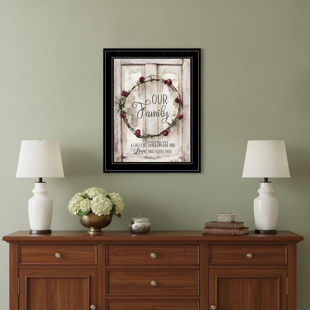 Our Family 2 Black Framed Print Wall Art HomeRoots