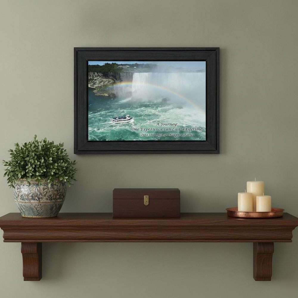Into the Mist Black Picture Frame Print Wall Art HomeRoots