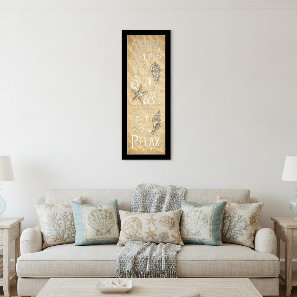 Close Your Eyes 1 Black Framed Print Wall Art HomeRoots