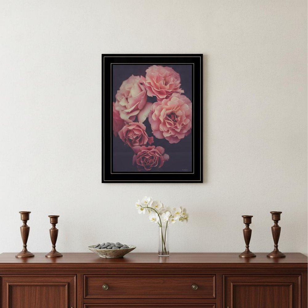 Dreamy Rose 2 Black Framed Print Wall Art HomeRoots
