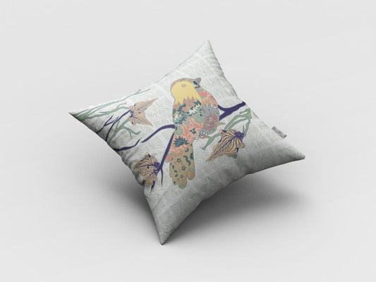 20" Light Green Sparrow Suede Throw Pillow FurniFindUSA