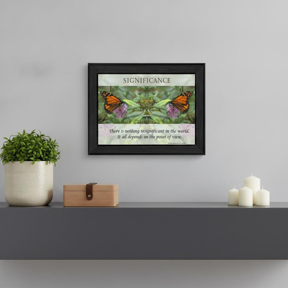 Significance 1 Black Framed Print Wall Art HomeRoots
