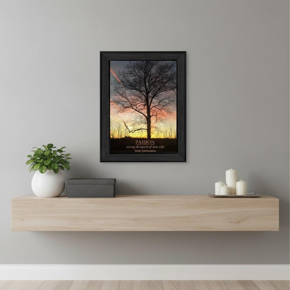 Passion 1 Black Framed Print Wall Art HomeRoots