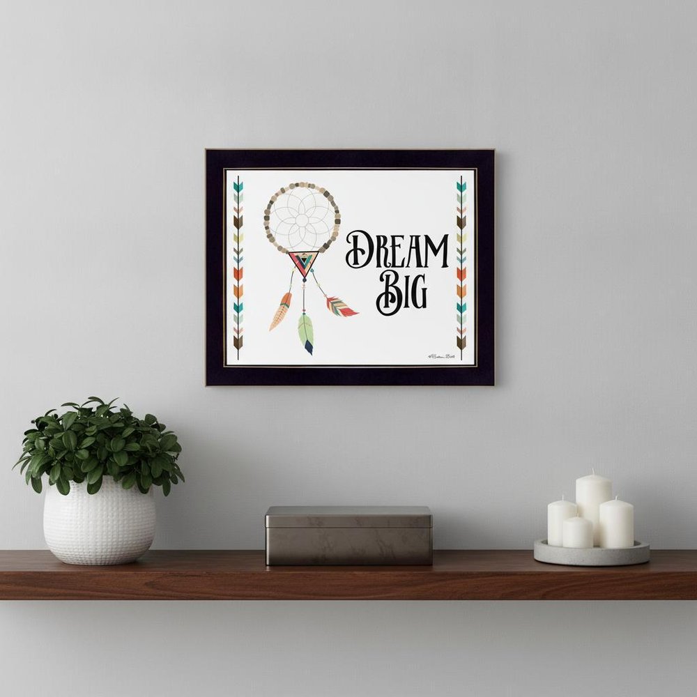 Dream Big 1 Black Framed Print Wall Art HomeRoots