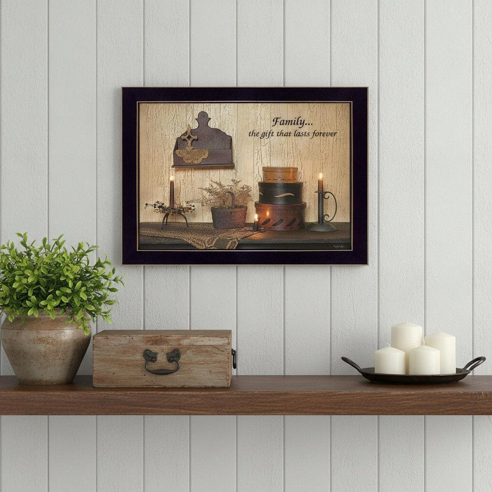 Forever Family 1 Black Framed Print Wall Art HomeRoots