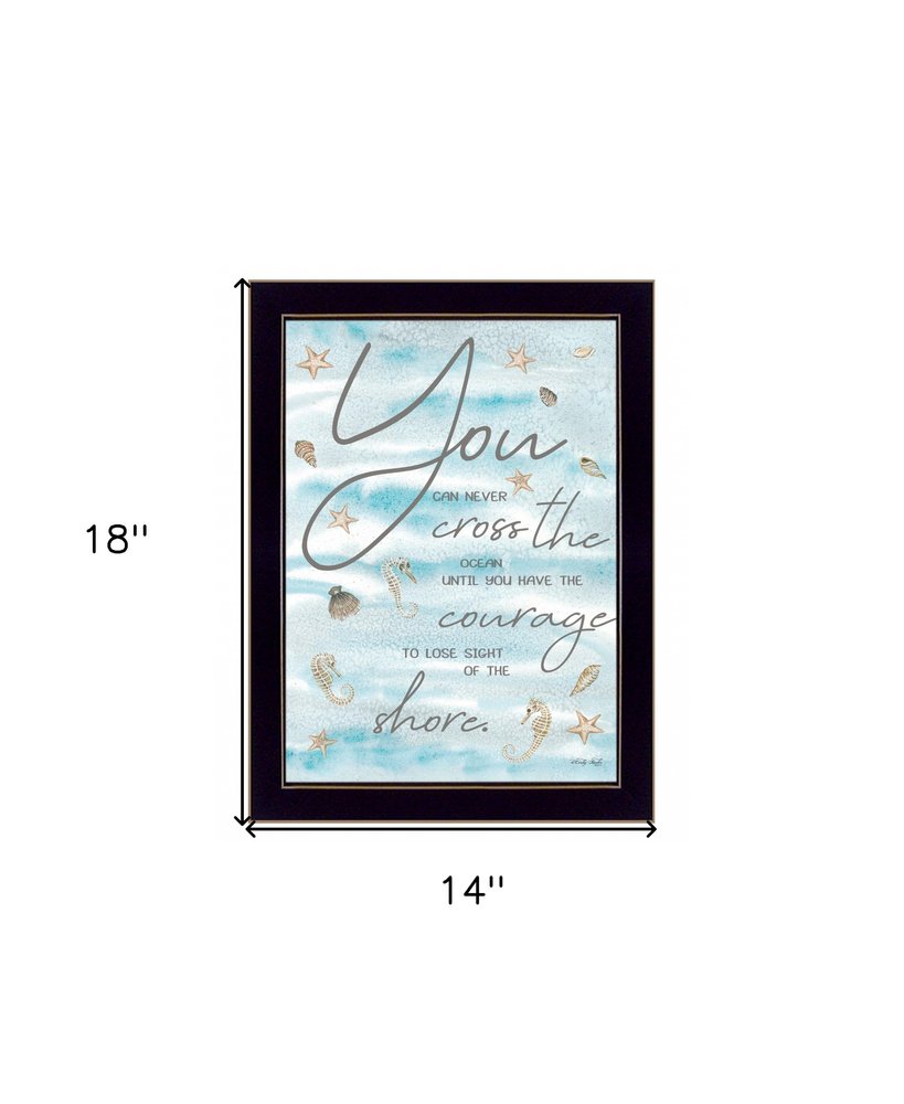 You Can Never 1 Black Framed Print Wall Art HomeRoots