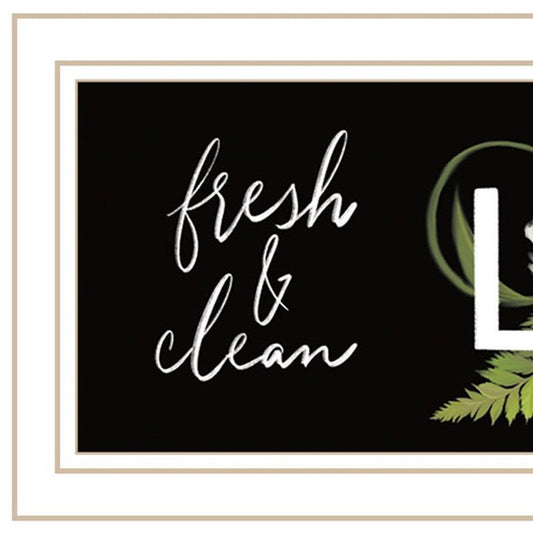 Laundry Fresh and Clean 2 White Framed Print Bathroom Wall Art HomeRoots