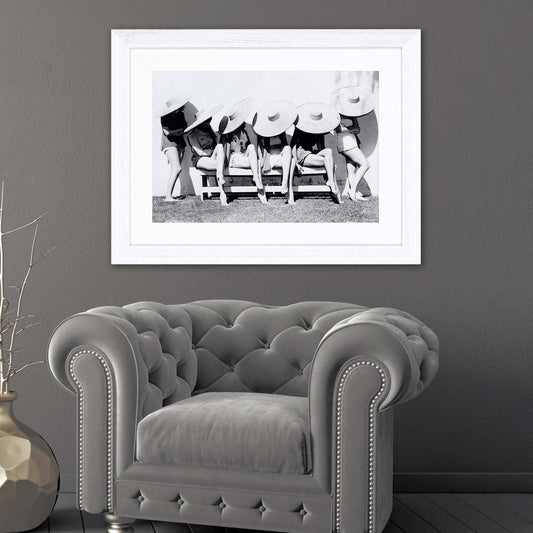 Fill to the Brim Framed Art White Picture Frame Print Wall Art HomeRoots