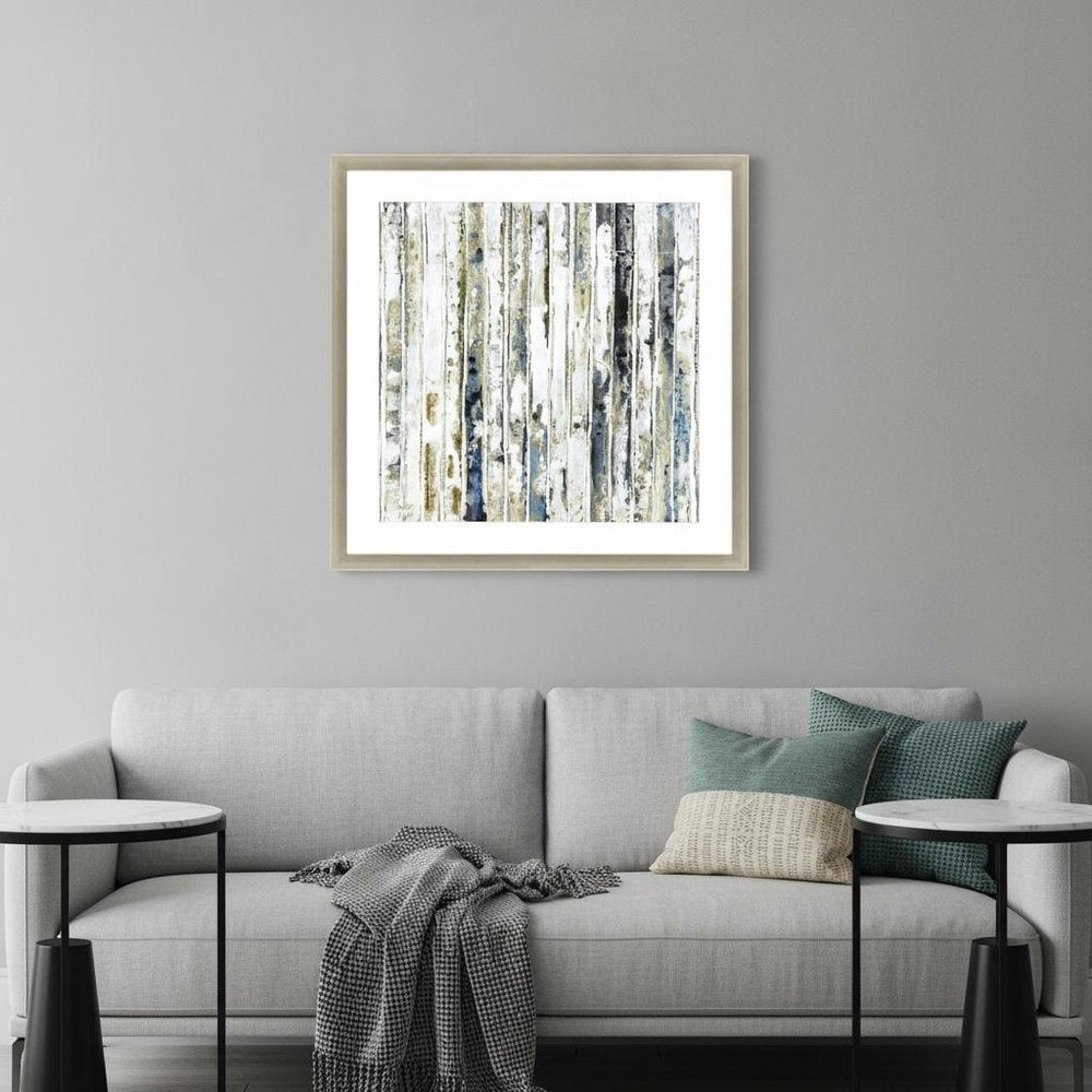 Visionaire 2 Framed Art Silver Picture Frame Print Wall Art HomeRoots