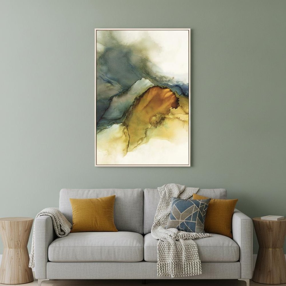 Lambert 1 Canvas White Floater Frame Print Wall Art HomeRoots