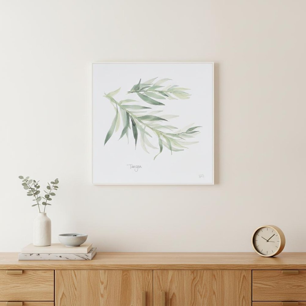 Set Of Four Herbs Gold Framed Print Wall Art HomeRoots
