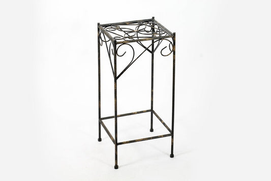26" Black And Gold Metal Garden Accents Accessories HomeRoots