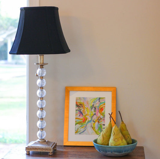 Black No Slub Innsbruck Square Lamp Shade HomeRoots