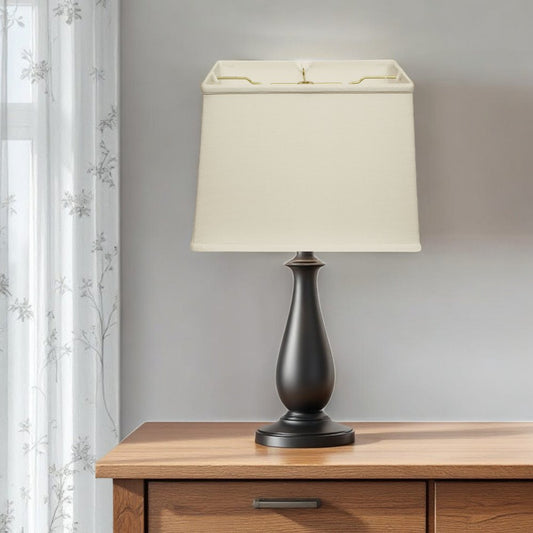 White Linen Lamp Shade HomeRoots
