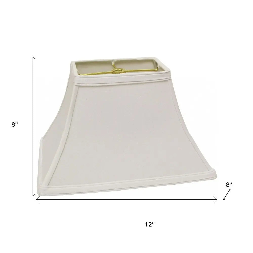 White No Slub Innsbruck Bell Lamp Shade HomeRoots