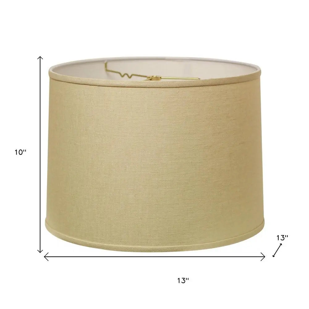 Beige Linen Drum Lamp Shade HomeRoots