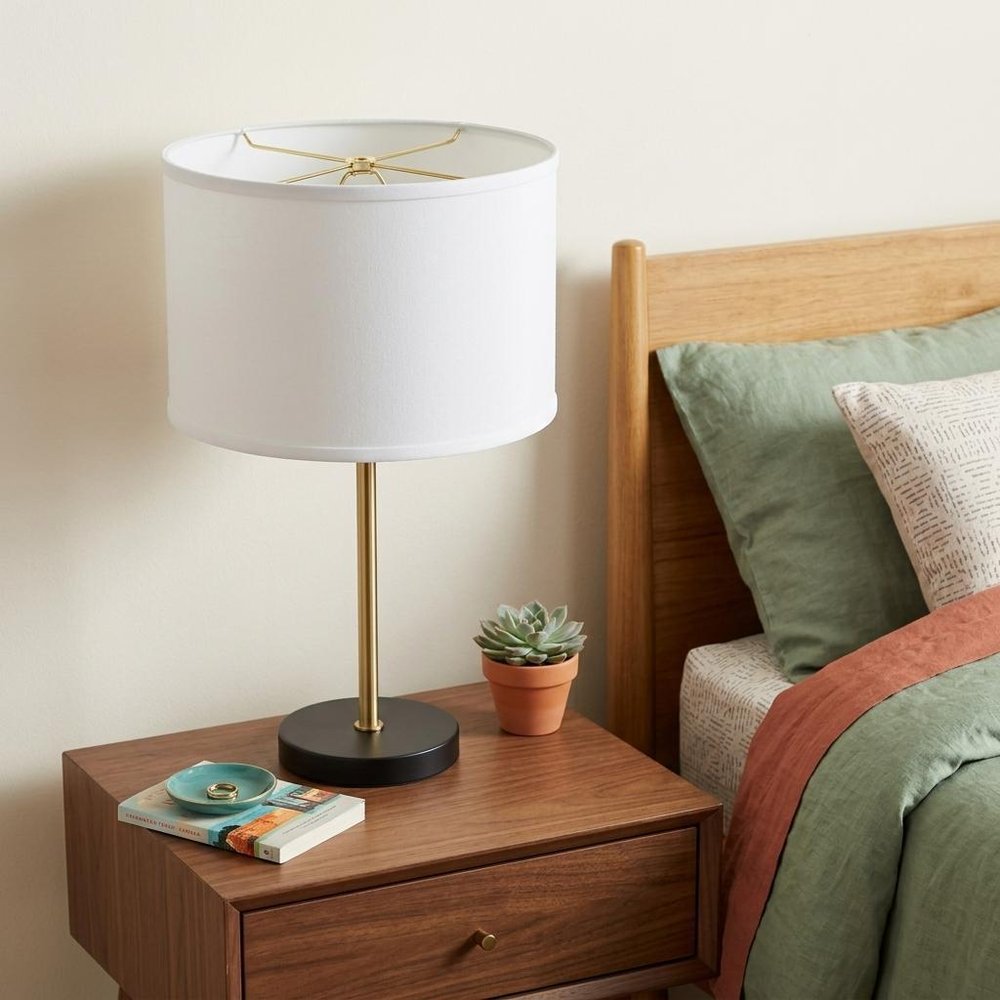 White No Slub Innsbruck Oval Lamp Shade HomeRoots