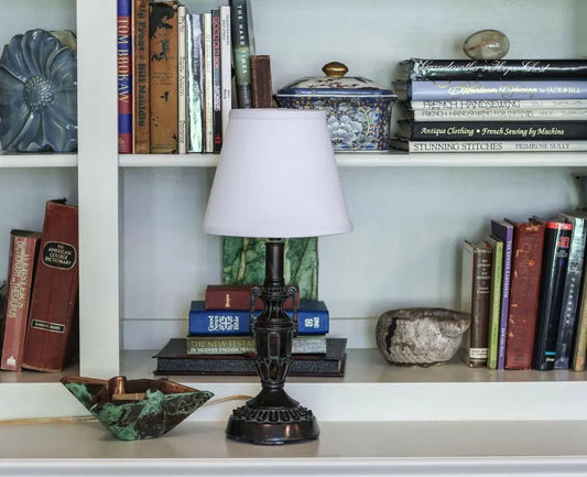 White No Slub Innsbruck Empire Lamp Shade HomeRoots