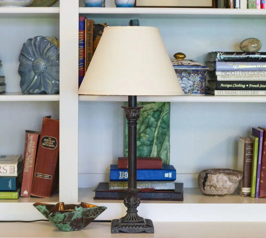 Ivory No Slub Innsbruck Empire Lamp Shade HomeRoots