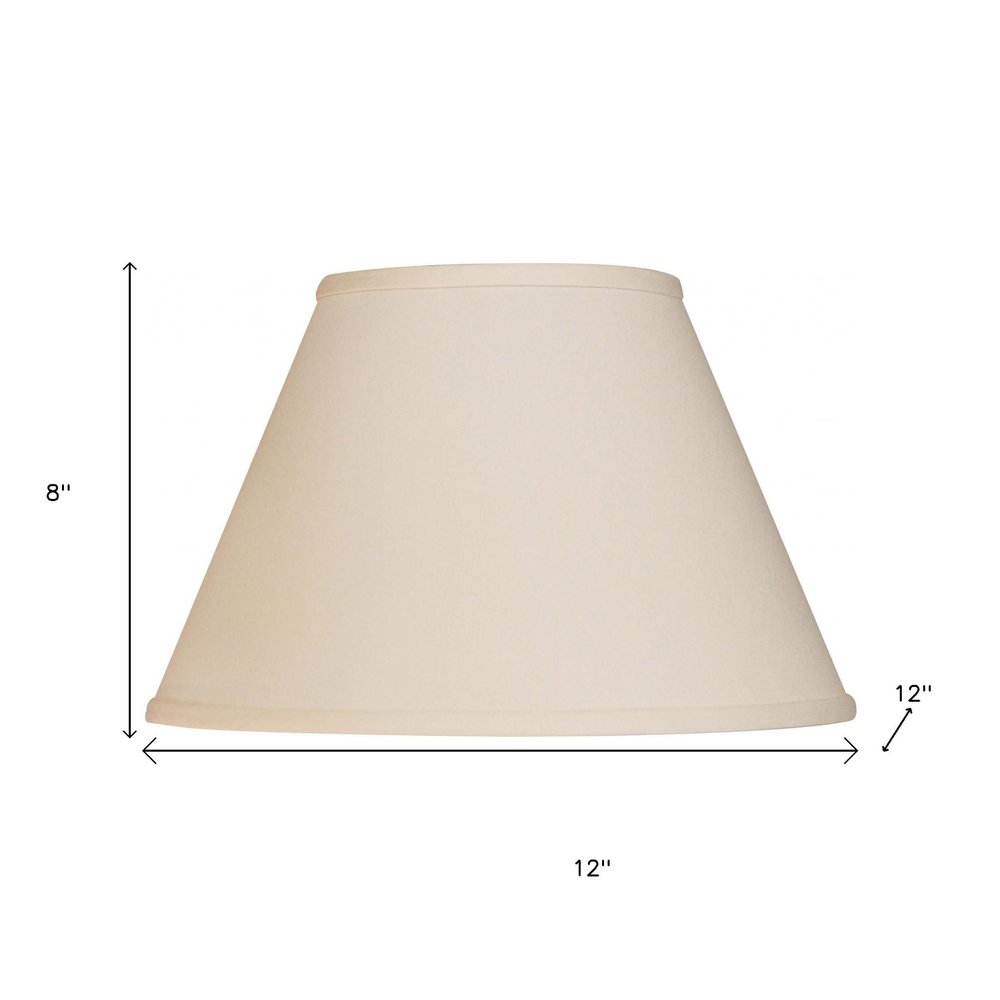 Ivory No Slub Innsbruck Empire Lamp Shade HomeRoots
