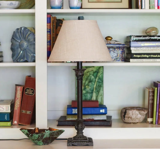 Light Yellow Linen Empire Lamp Shade HomeRoots