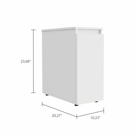 10" White Wood Freestanding Bathroom Vanity HomeRoots