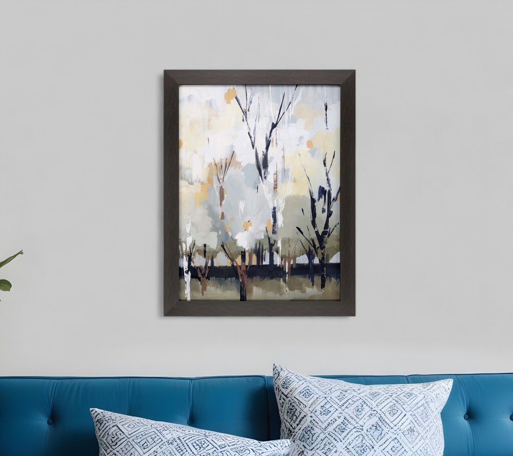 Silversong Birch I Brown Framed Print Wall Art HomeRoots
