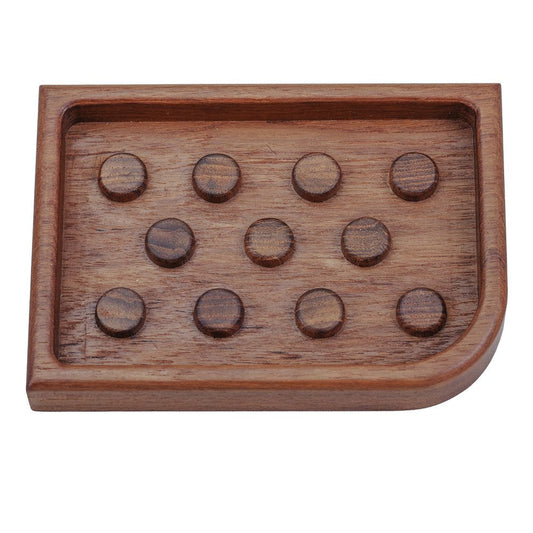 Designer Genuine Teak Soap Dish HomeRoots