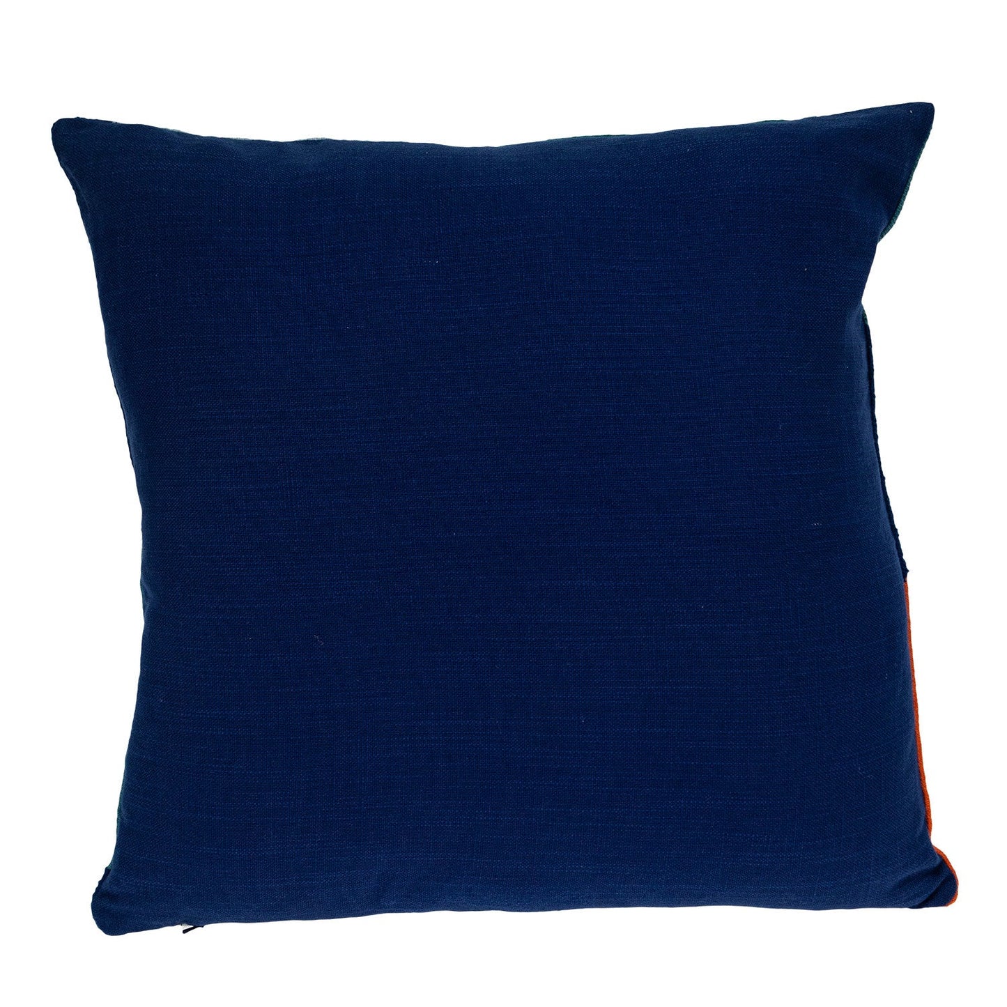 20" Blue and Yellow Cotton Throw Pillow FurniFindUSA