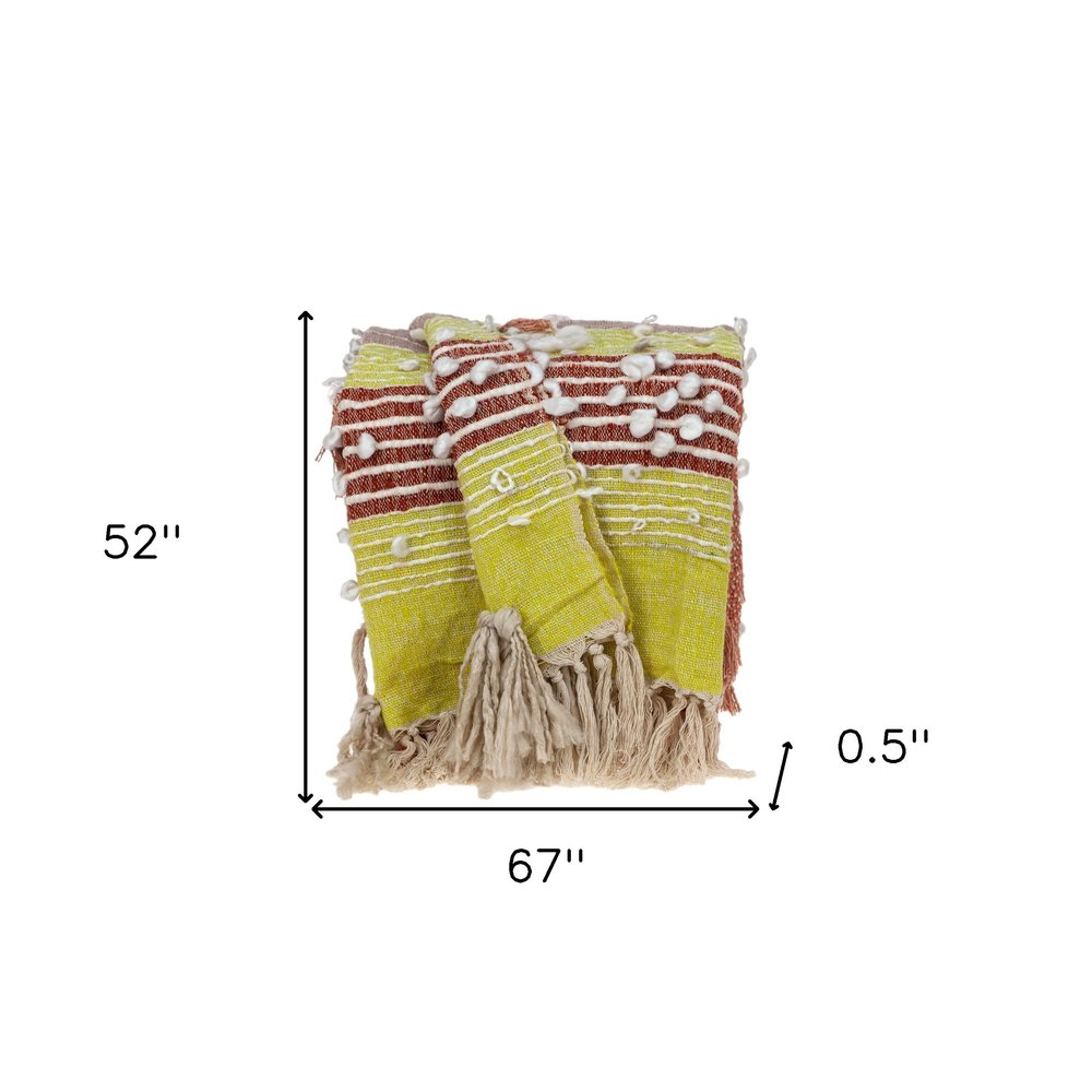 Burnt Orange Woven Wool Solid Color Reversable Throw HomeRoots