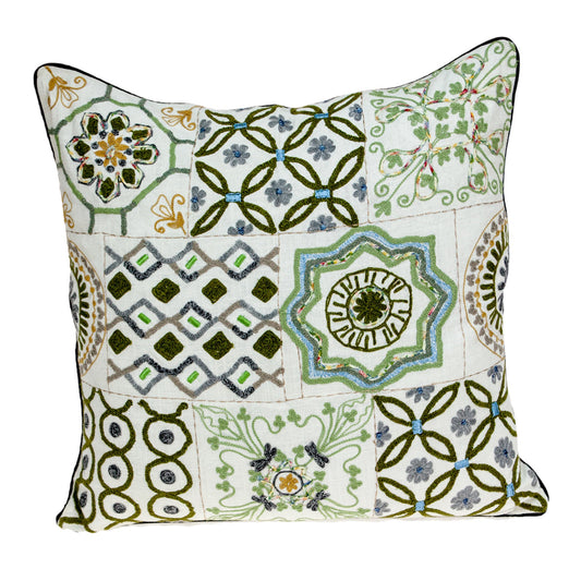 22" Off White Cotton Throw Pillow FurniFindUSA