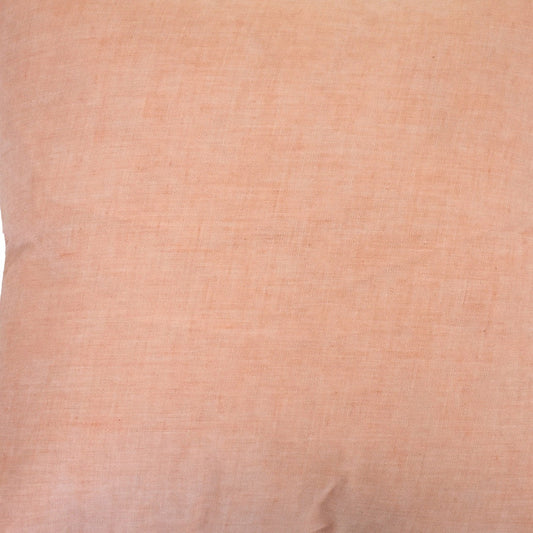 17" X 17" Coral And White Damask Zippered Polyester Throw Pillow With Tassels FurniFindUSA