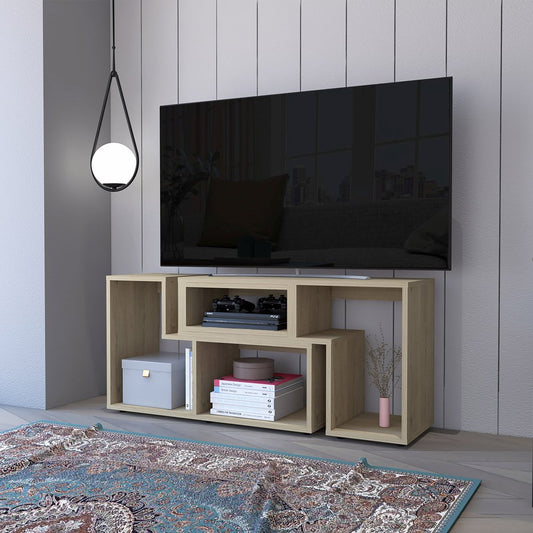 63" Open Shelving TV Stand HomeRoots