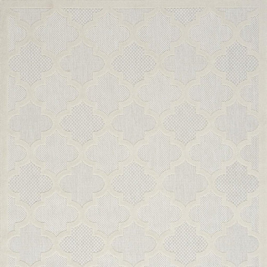 4' X 6' Ivory Indoor Outdoor Area Rug