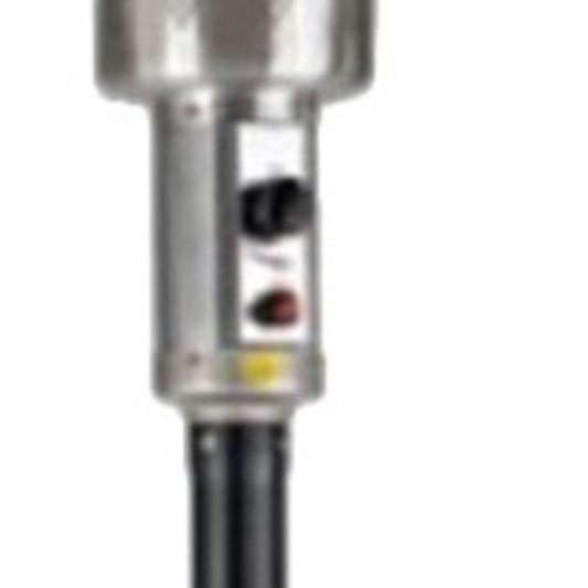 40000 BTU Black Steel Propane Cylindrical Pole Standing Patio Heater HomeRoots