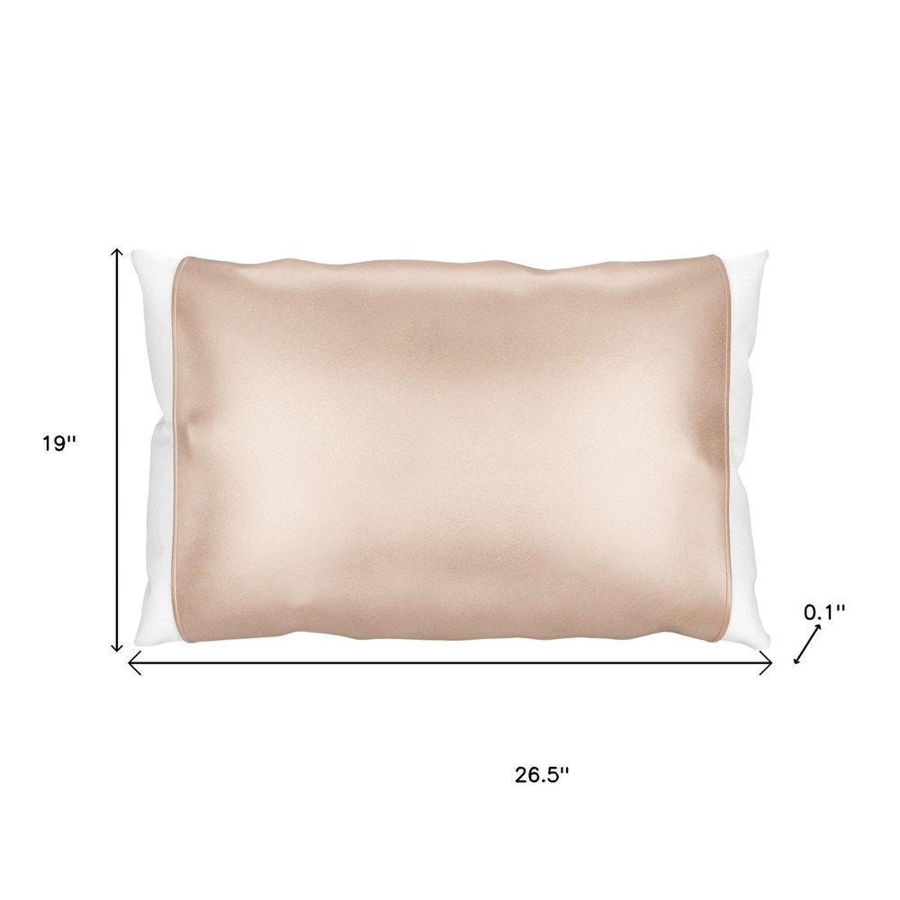 Champagne Silk Open Ended Pillowcase HomeRoots