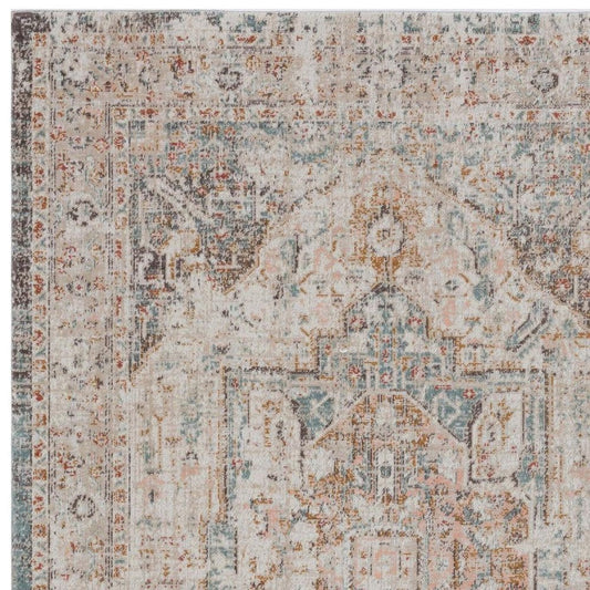 9' X 12' Beige Indoor Outdoor Area Rug