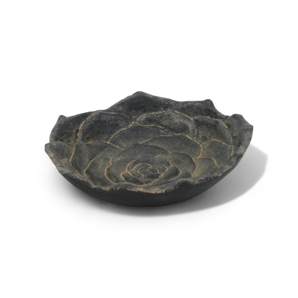 5" Black Novelty Metal Handmade Tray HomeRoots
