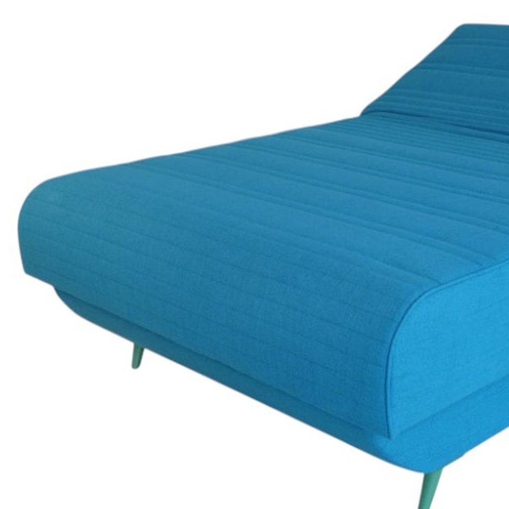 Turquoise Full Adjustable Upholstered Polyester No Bed Frame with Mattress HomeRoots
