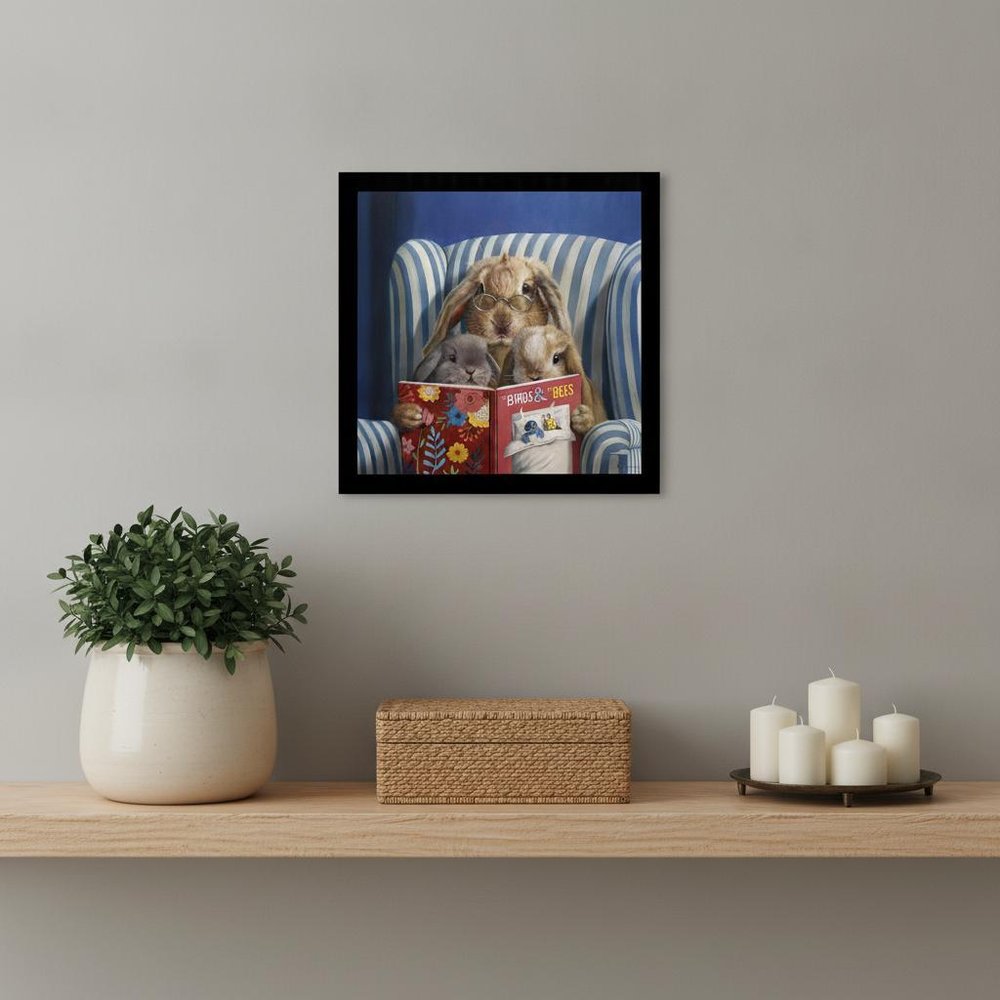 The Talk Black Framed Print Wall Art HomeRoots
