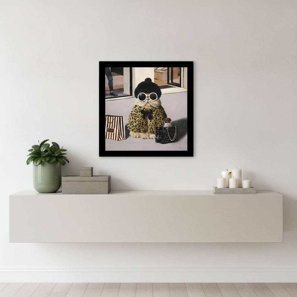 Retail Therapy Black Framed Print Wall Art HomeRoots
