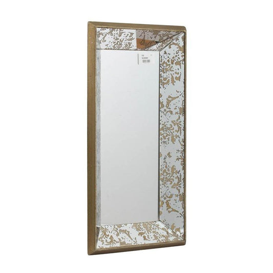 20" Silver Glass Framed Accent Mirror HomeRoots